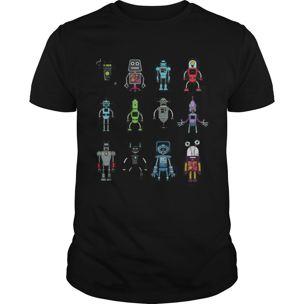 Robot Emoji Ai Geek Science Robotics Shirt